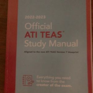 Like New 2022-2023 ATI TEAS Study Guide Manual